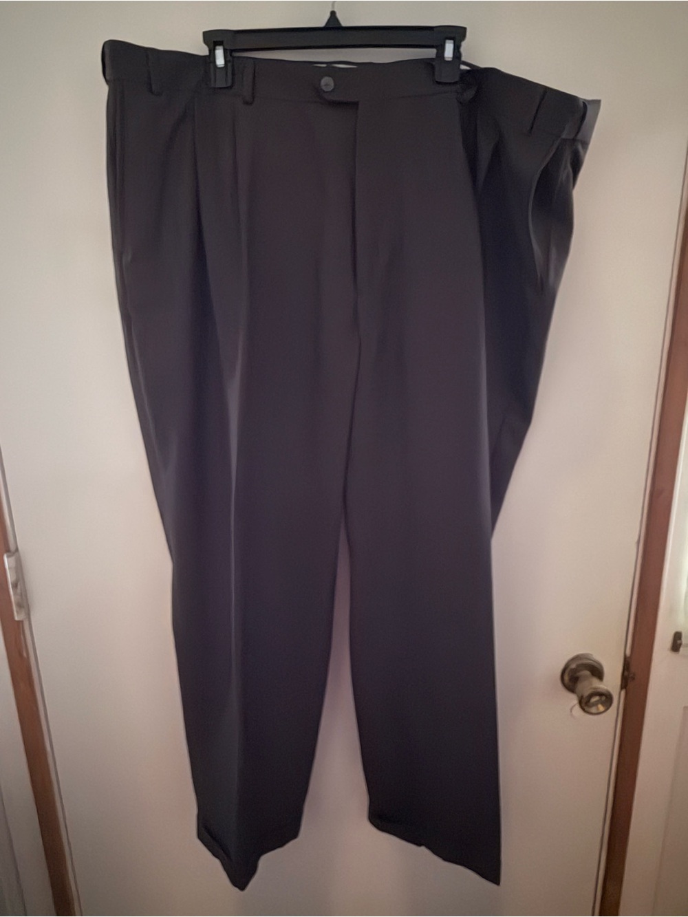 Savane Men's Black Dress Slacks